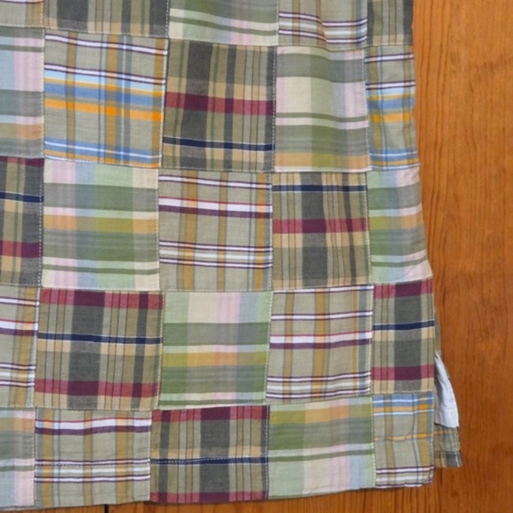 Women Cape Madras Elizabeth Maine Patchwork Mini‎ Skirt Plaid Sze 6 - Picture 5 of 10